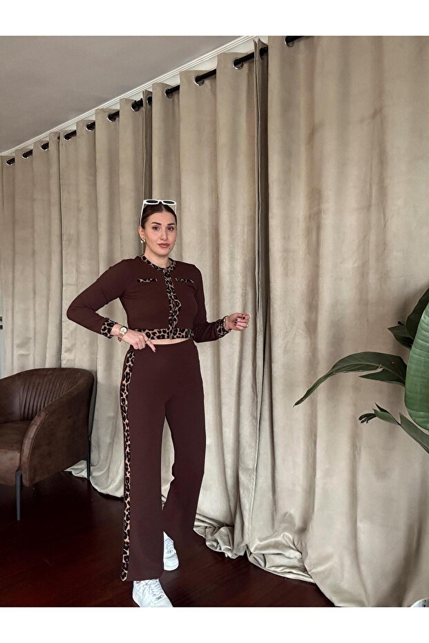 LEOPAR ŞERİTLİ ALT ÜST TAKIM - 3