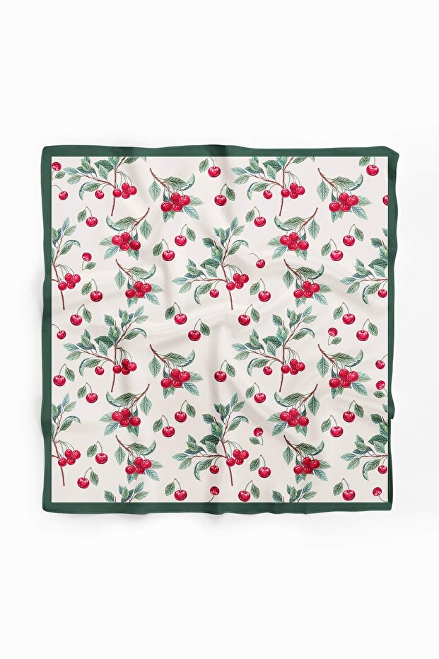 Cherry Patterned Bandana - 2