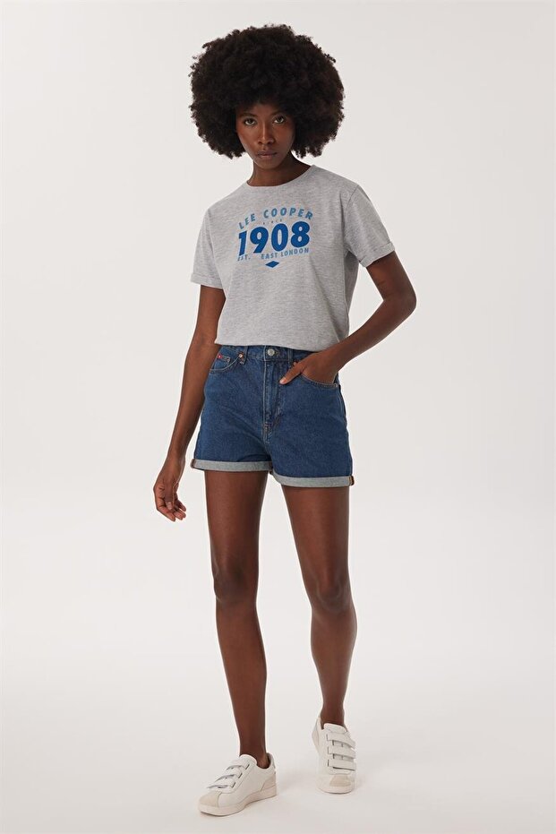Holly 1 Women's 100% Cotton Jean Shorts Denim