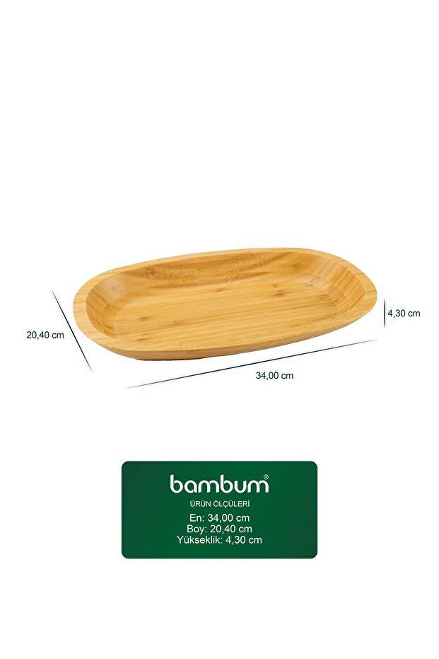 B2319 Caliente - 34 Cm Kayık Servis - 2