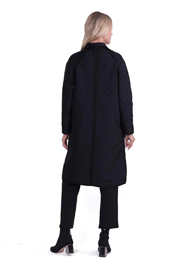 7096 سترة مبطنة - أسود - 2