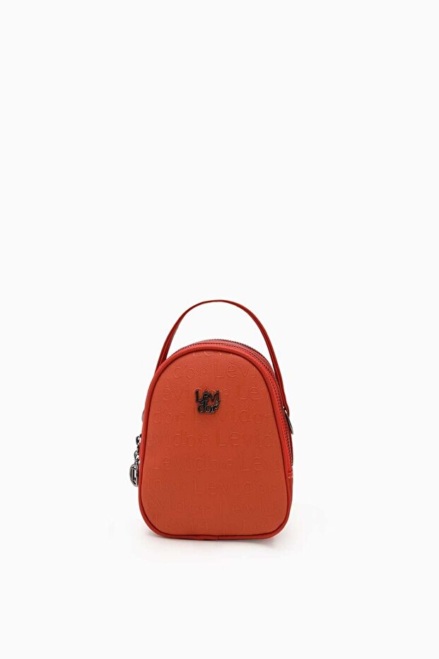 Mini Bucket Çanta - Kiremit - 1