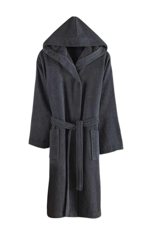 Kapşonlu Bornoz - 1