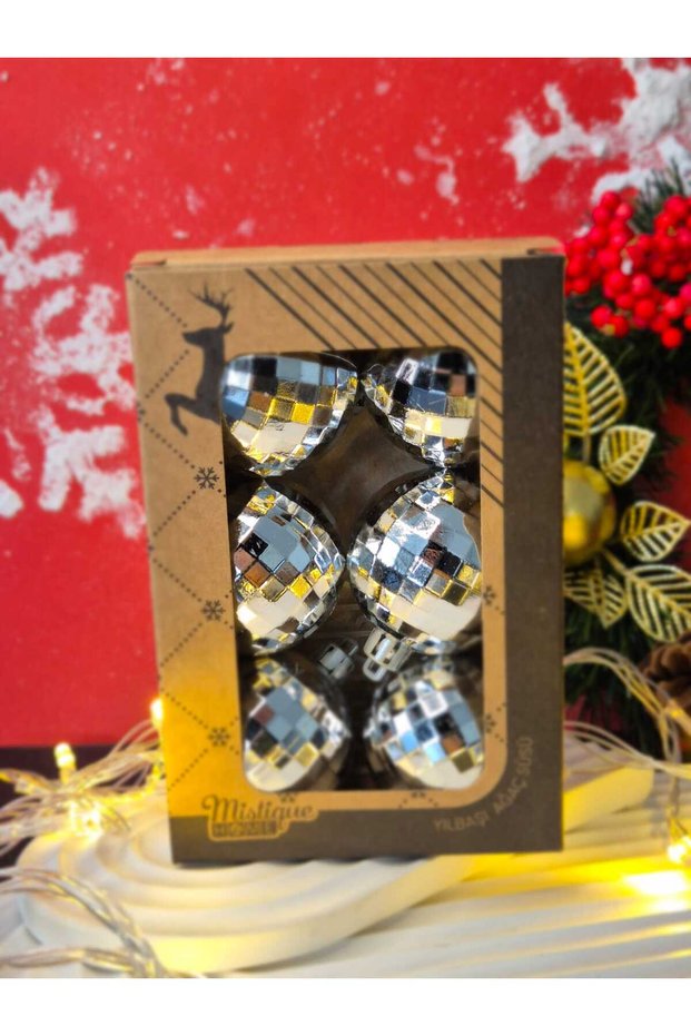 New Year's and Special Occasions 6 cm Colorful Ornament Balls