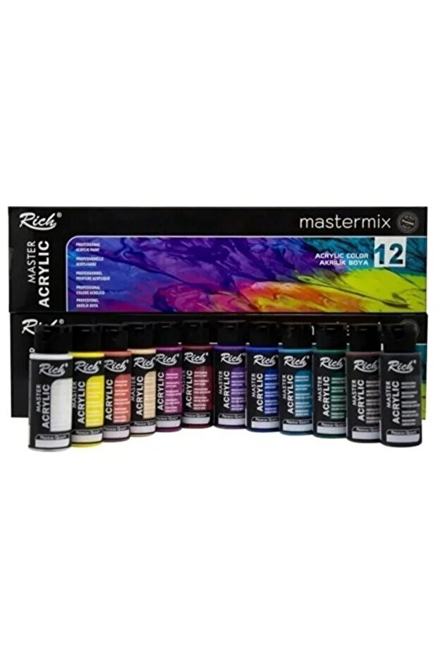 Mastermix 12x60cc CANLI + SET 1 fırça (2 parça) - 3