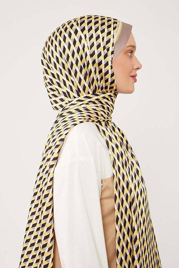 شال ملاك ك. مينك منقوش ثلاثي الأبعاد - 3