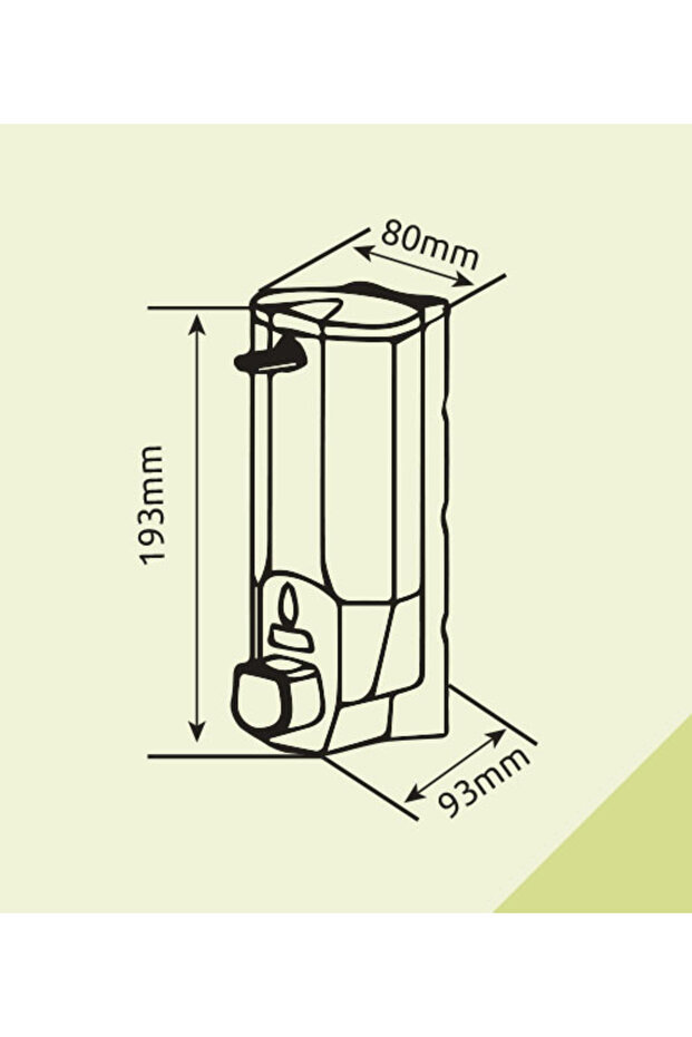 Xinda ZYQ138K Dozator de săpun lichid și șampon acoperit cu crom 380 ml - 2