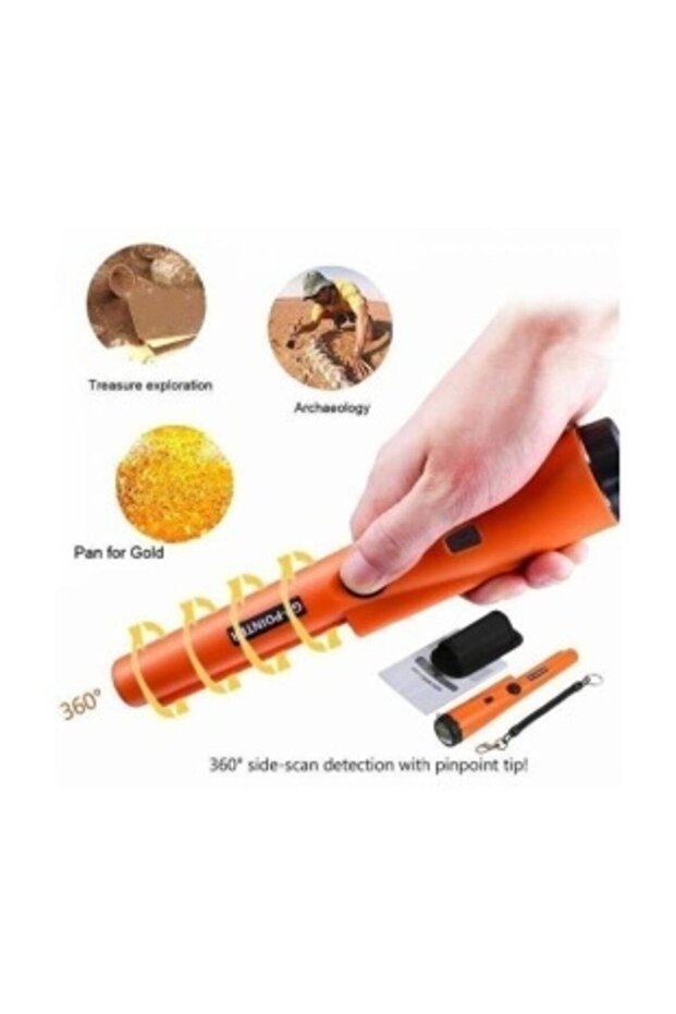 Pointer Dedektör El Tipi Hazine Define Metal Dedektörü Orjinal (turuncu) - 7
