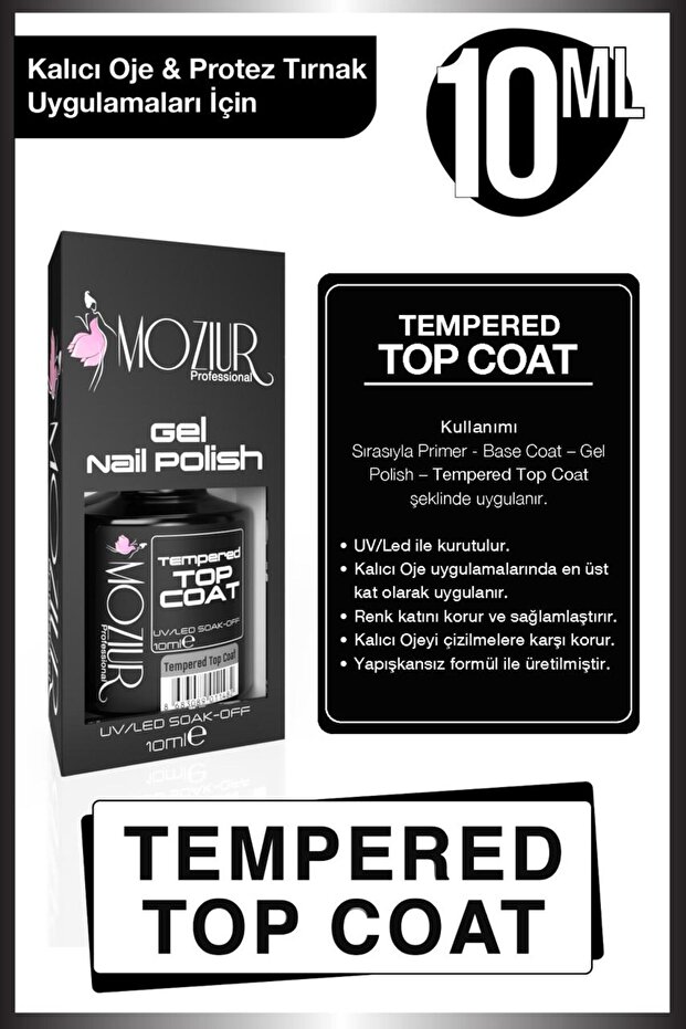 Primer Base Coat Top Coat 10ml 3'lü Kat Seti - 5