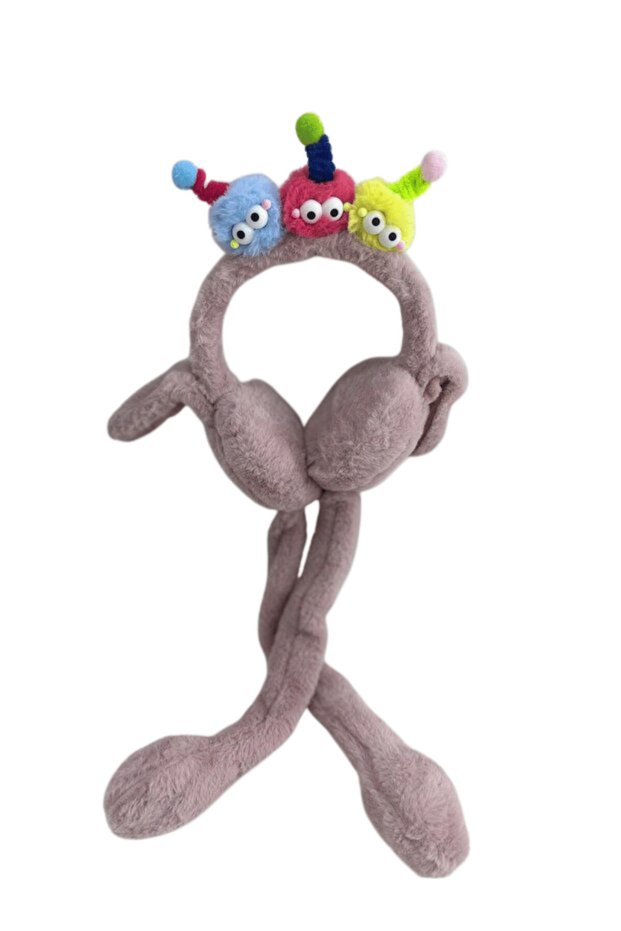 Children's Plush Figure Winter Headphones with Moving Ears and Sound Rcs.Trl.Crnk.2025