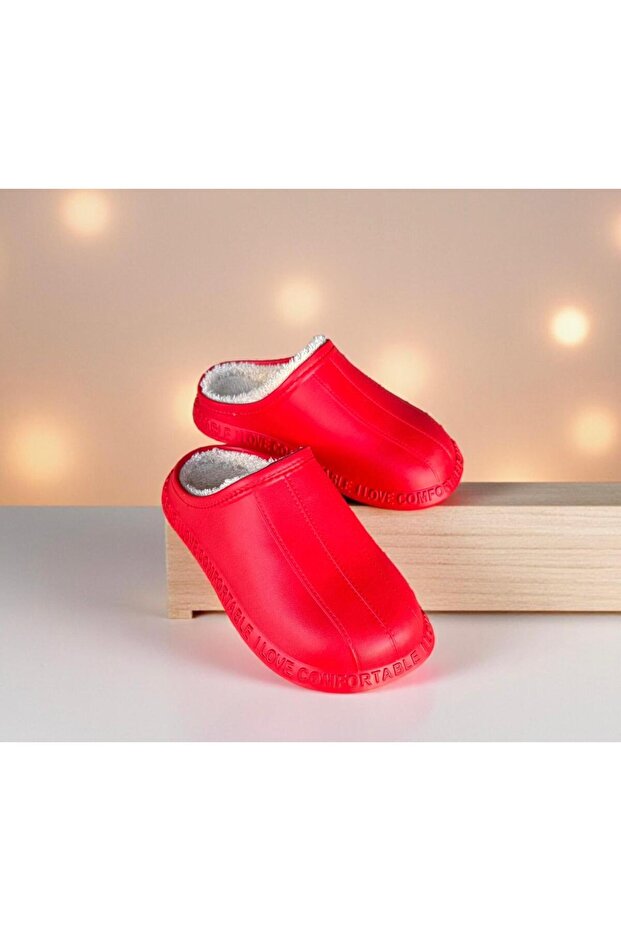 Women's Fur-Lined Orthopedic Sole Office Home Slippers