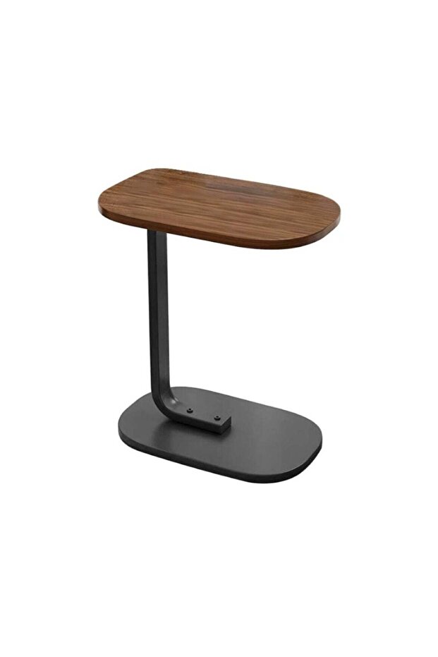 Modern Sofa Side Table 45×28×60cm Black/Brown Coffee Table