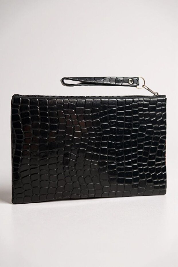 Kadın Basic portfoy clutch çanta 22x14 cm - 1