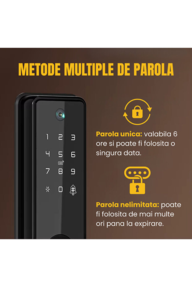 Yala with smart lock— , PIN, RFID, App (Wi-Fi/Bluetooth), mechanical key - 4