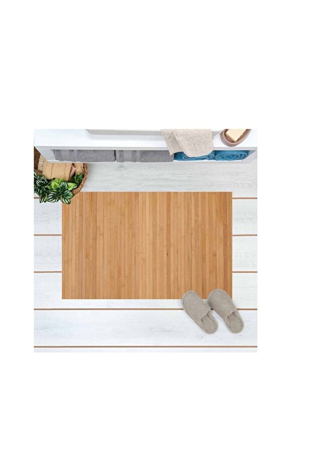 Bambu Kaydırmaz Tabanlı Paspas - 1