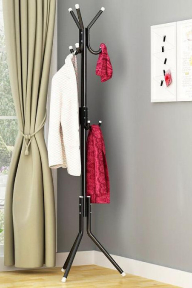 Clothes Rack Floor Stand Simple And Durable Garment Hanger For Bedroom Organization