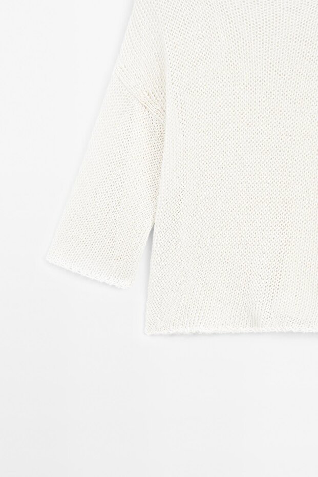 Kısa kollu oversize kazak - STUDIO - 6