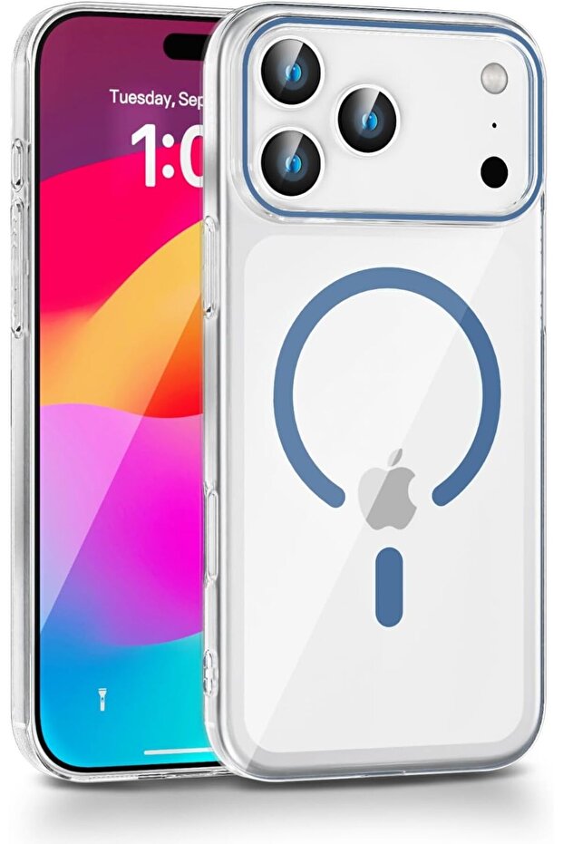 Clear Case for iPhone 17 Pro Max - Slim, Shock-Absorbing, Magnetic Charging, Anti-Yellowing