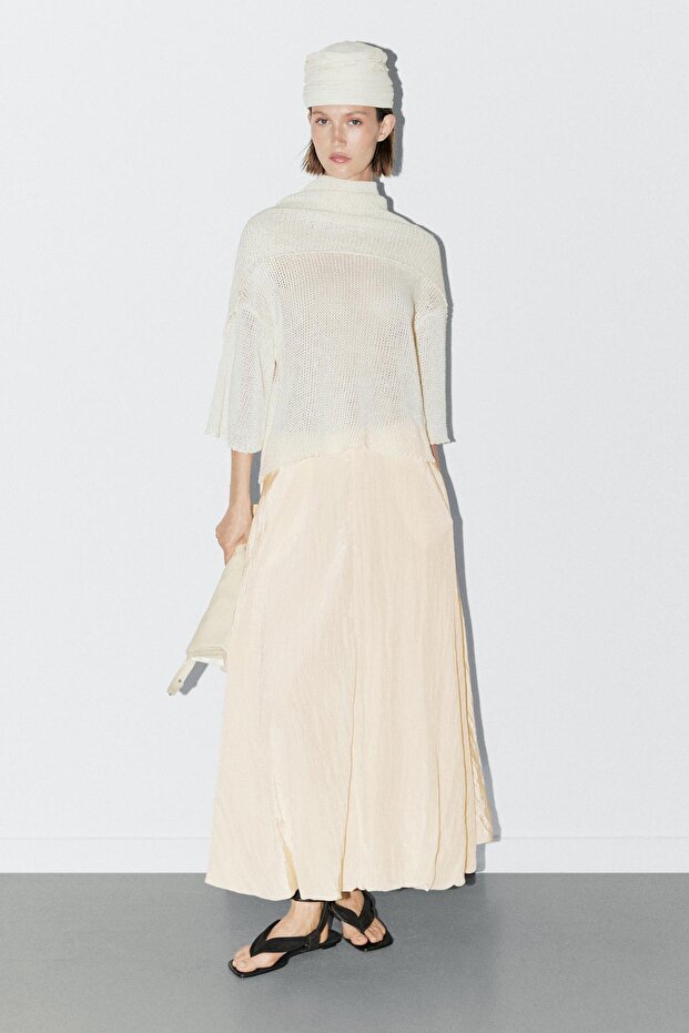 Kısa kollu oversize kazak - STUDIO - 2