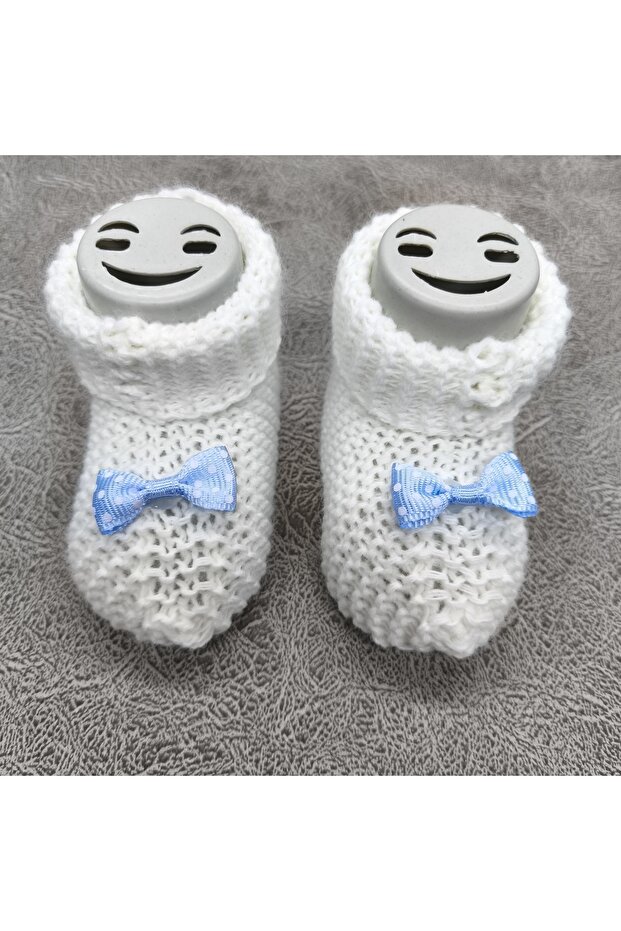 Girl Boy Baby Knitted Booties 0-6 Months