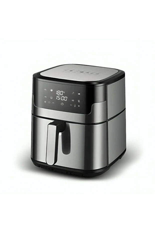 13.5 L Stainless Steel Digital Air Fryer with LED Display and Knob Control