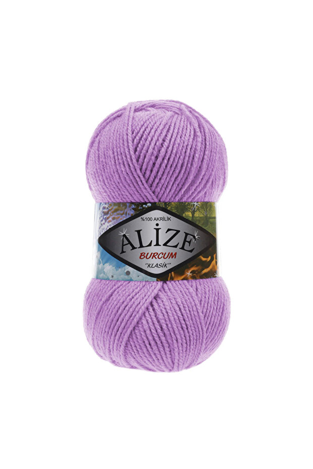 Burcum Classic Scarf Sweater Hand Knitting Yarns Lilac 290