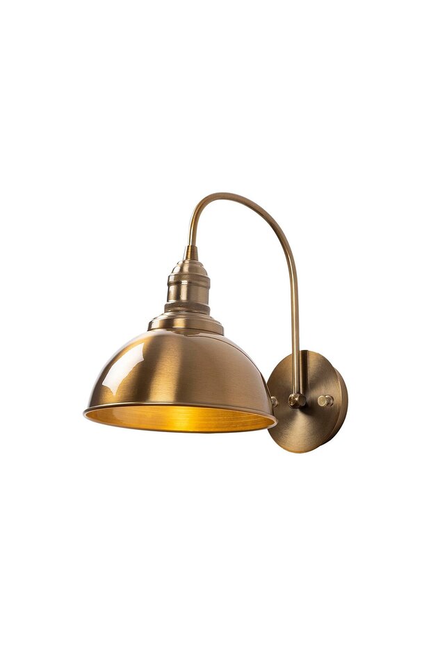 Varzan Retro Metal Plated Single Wall Sconce Antique, Decorative Lighting Varzan-10845