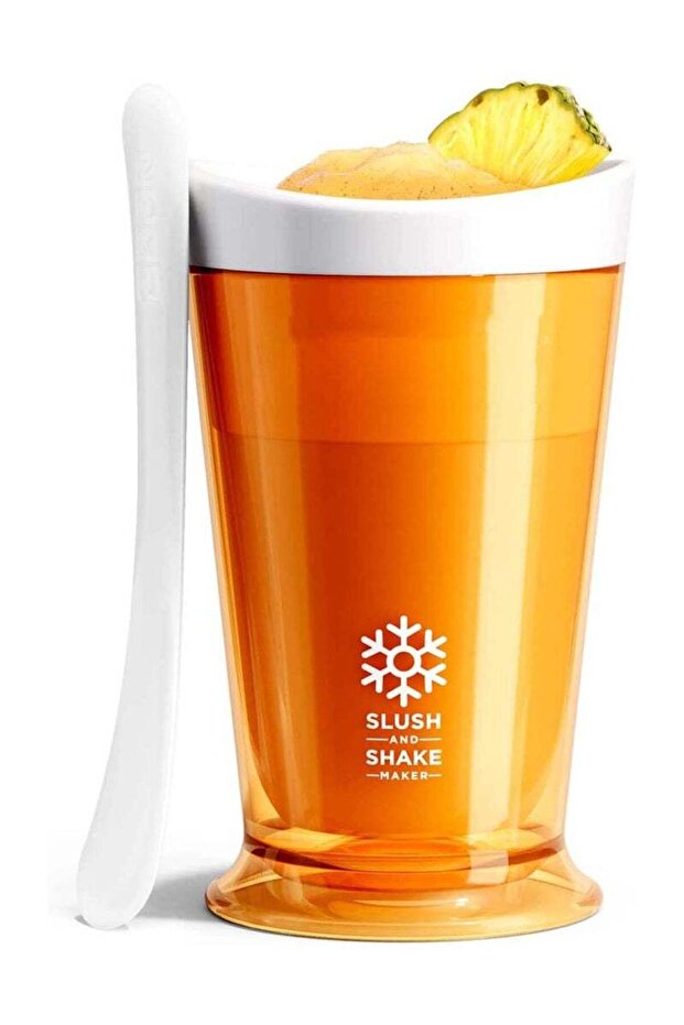 SYOSI Slush and Shake Maker Compact Make Serve Cup with Freezer Core Creates Single-Serving Smoothi - 1