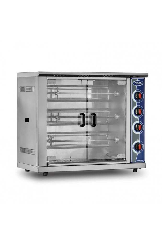 Dik Tip Piliç Çevirme Makinesi Tüplü 15 piliç - 1