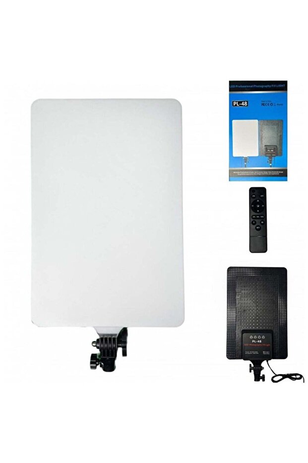 LED Professional Photography Fill Light / Studio Light with Remote PL-48