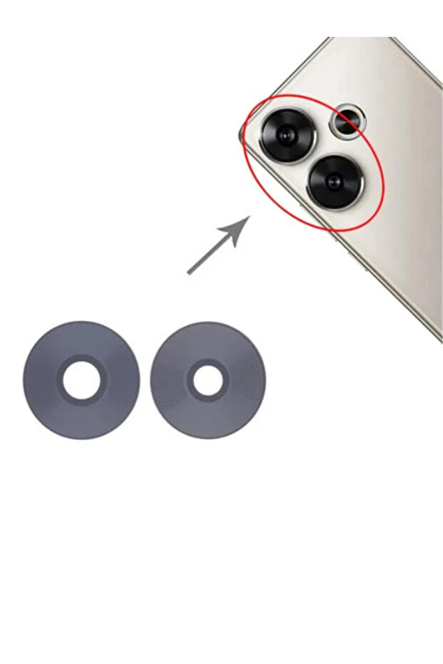 Poco F6 Rear Camera Glass Lens Adhesive Outer Glass 24069Pc21G 24069Pc21I Compatible