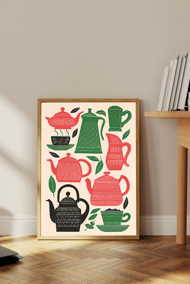 One Piece Wooden Framed Living Room Hall Kitchen Painting Tk1756