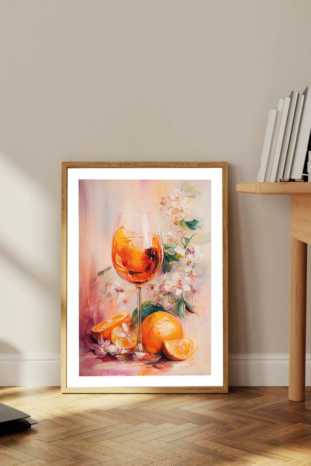 One Piece Wooden Framed Living Room Hall Kitchen Painting Tk1764