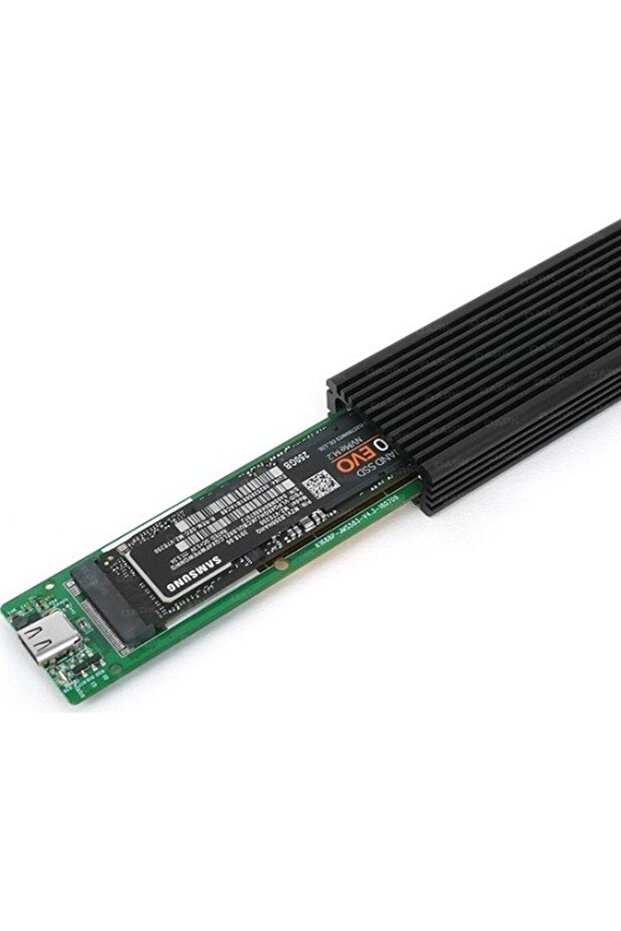 علبة القرص الصلب DRK-702 DARK TYPE-C DSEM4 NVME M2 من الألومنيوم باللون الأسود