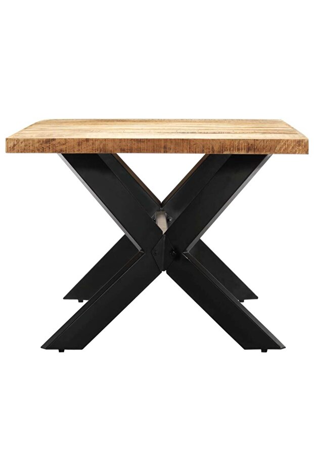 Dining Table 200x100x75 cm Solid Mango Wood - 2