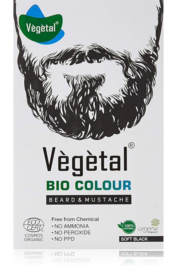 Bio Colour Beard & Moustache dye Soft Black-100g Semi permanent Colou