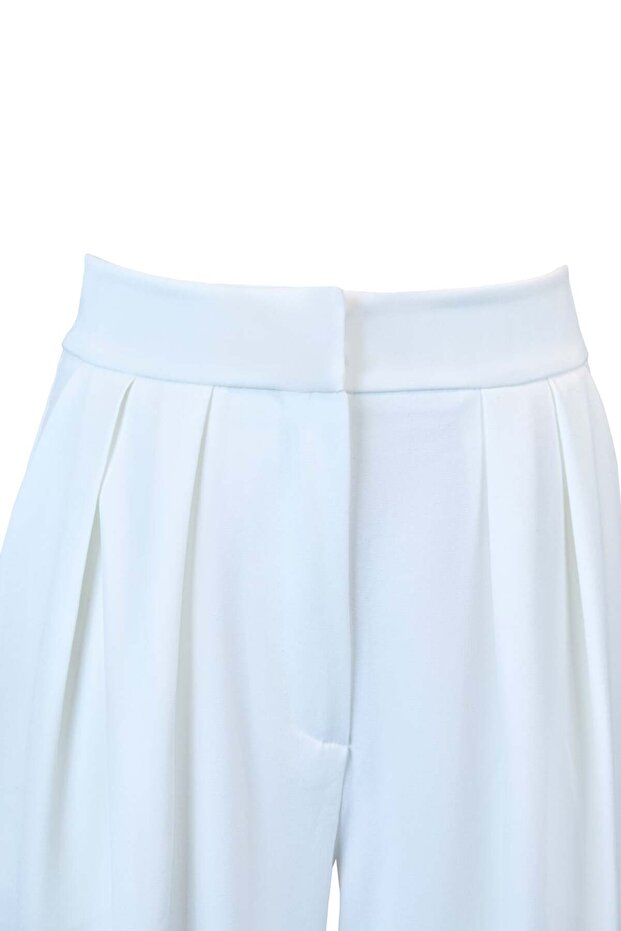 Çift Pileli Regular Pantolon - 4