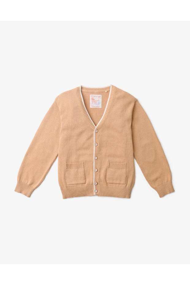 Boys Button-Front Cardigan with Pockets