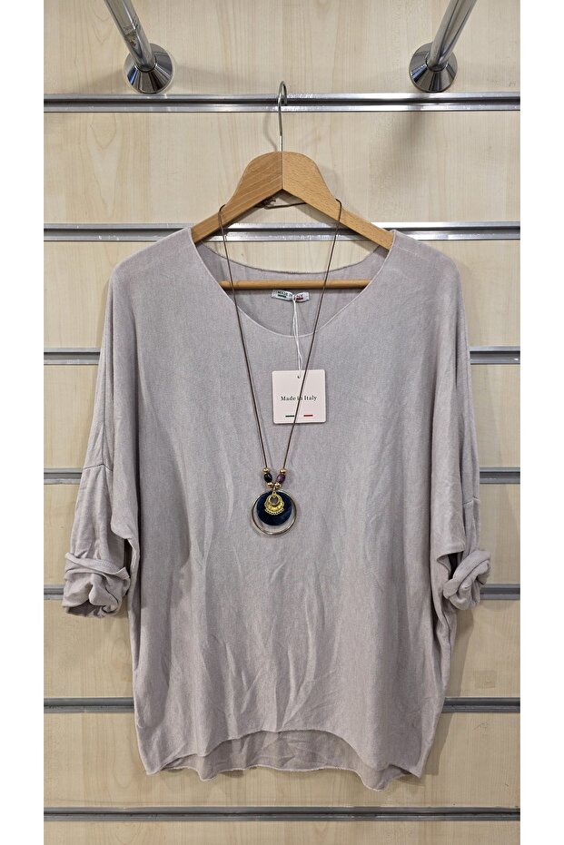 Kolyeli İtalyan Bluz - 1