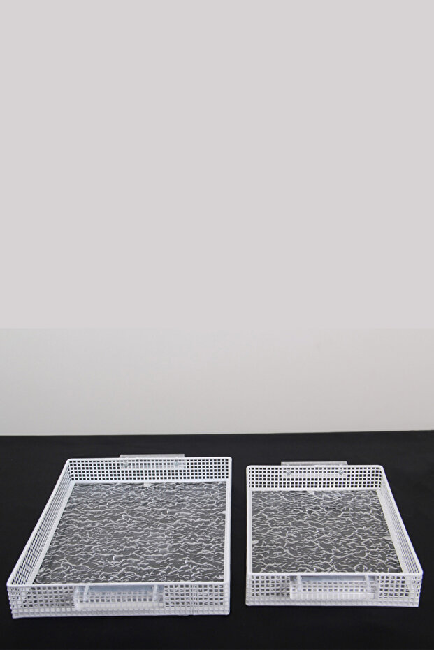 A set of versatile serving trays with a sophisticated and elegant design. - 4