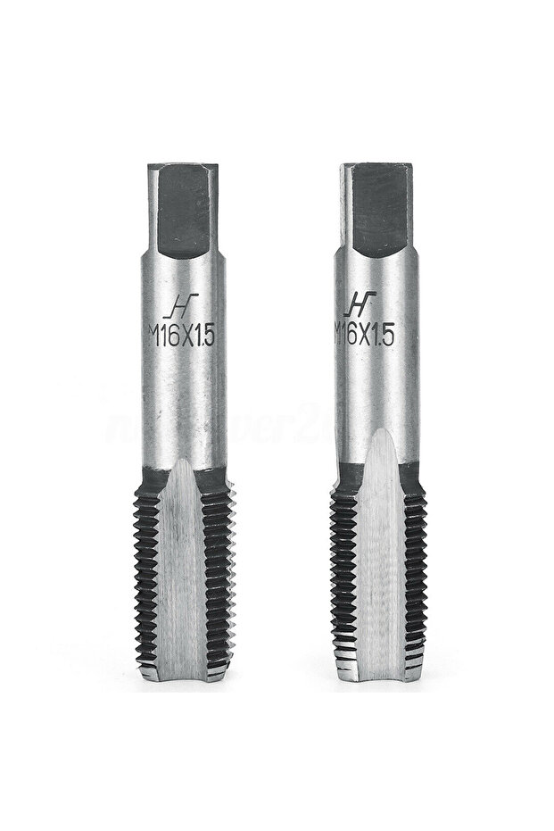 M16x1.5mm 1 Pair M12/M14/M16 18MM M20 Metric Screw Thread Tap 1.5mm Pitch HSS Right Hand Manual Tool