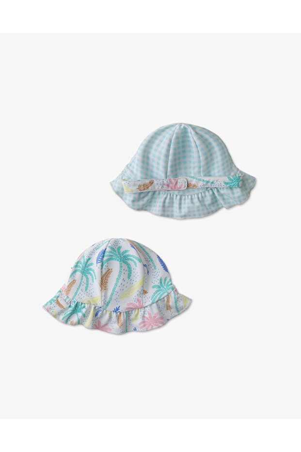 Girls Printed Soft Hat