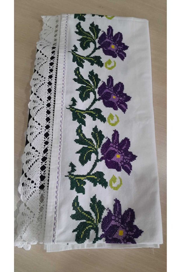 1 Piece of Skirt /100 X 200 cm Hand-Knitted Cotton Lace Skirt /Handmade/Vintage