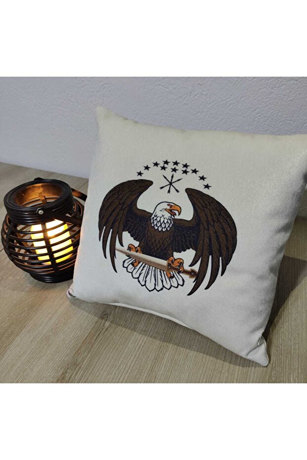 Adige Kamali Eagle Baby Face Fabric Luxury Siliconeized Cushion)