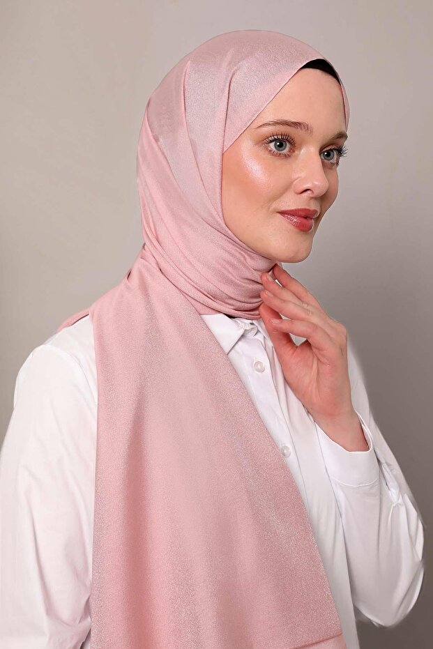 Pudra Simli Bodrum Şal - 3