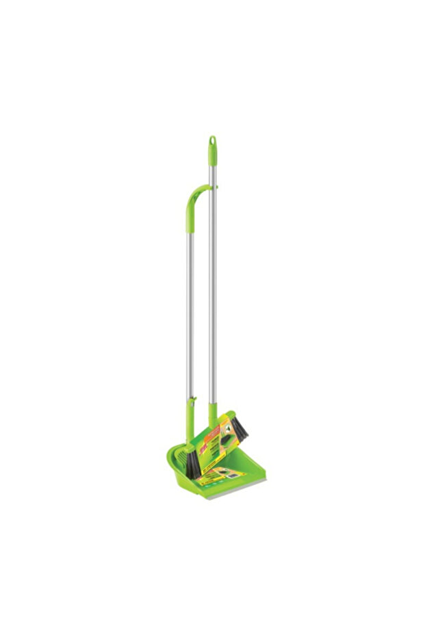 Long Handle Broom and Dustpan Set