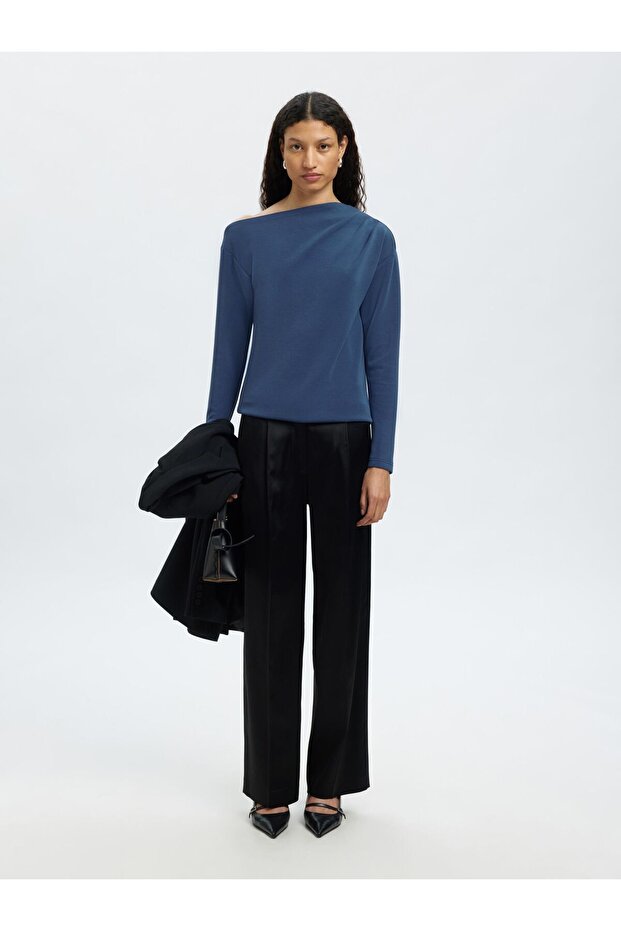 Off Shoulder Top Langarm - 6