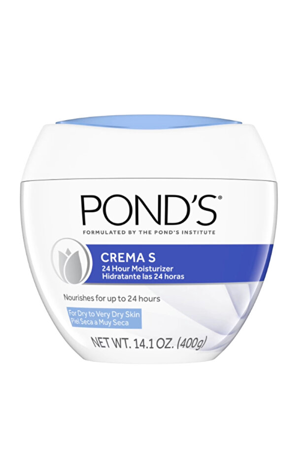 Pond's Cream S 24 Hour Moisturizer for Dry to Very Dry Skin 400 Gr