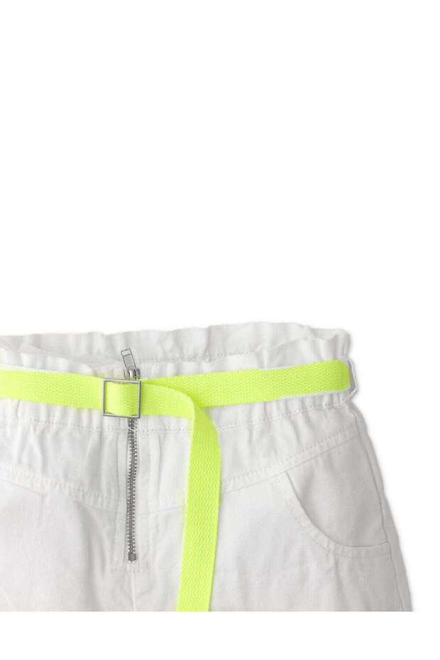 Girls Solid Drawstring Shorts - 4