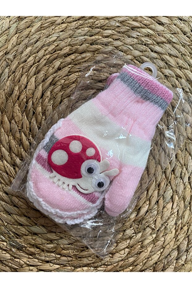 Thick Layered Mascot Cold-Protective Warm Children's Gloves Baby Gloves-15 cm